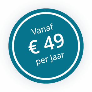 Vanaf €49 per jaar